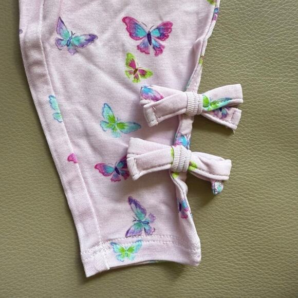 Posh Peanut Flutterby Bow Leggings 3–6M Bamboo Butterfly NWT - Picture 3 of 9